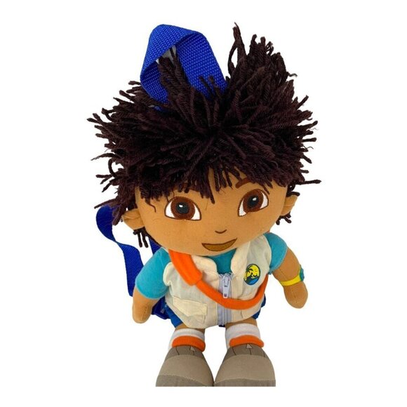 Go Diego Go Plush Backpack 2012 Viacom Nickelodeon Stuffed Animal Boy Spanish - Picture 2 of 12